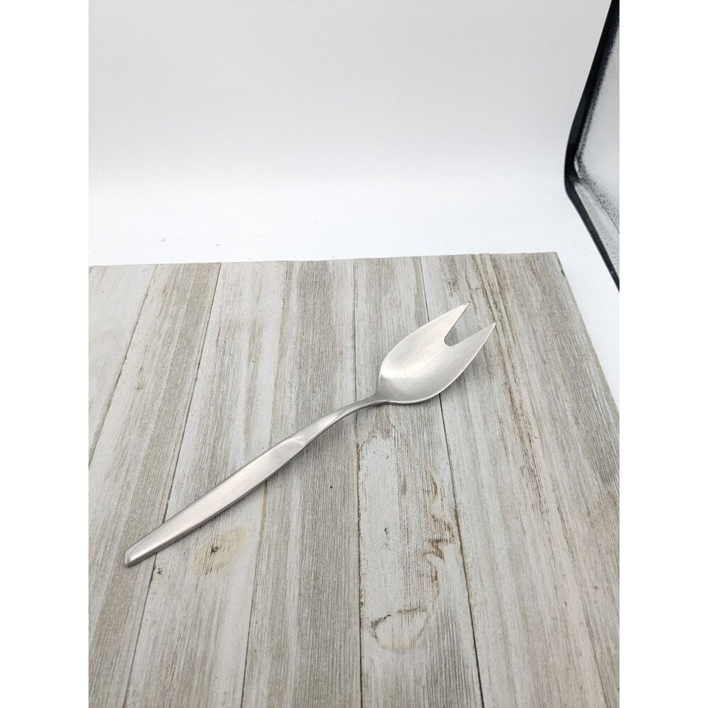 Gustav Stainless Steel Cold Meat Salad Serving Fork Sweden 10"